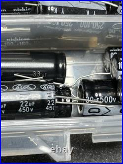 100+ Vintage Nichicon Ltec Miec Electrolytic Capacitors 160-500V Tube Amp Lot