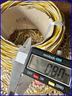 100 meter coil 2 x 0.8mm Siemens speaker wire amplifier cable vintage 100 meter coil 2 x 0.8mm Siemens speaker wire amplifier cable vintage