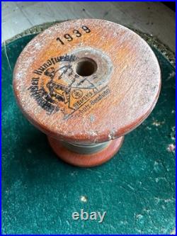 1939 Siemens Klangfilm CLOTH covered WIRE coil cable vintage audio 0.35mm