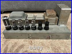 1948 Rare Hammond HR40 Tone Cabinet Tube Amp Vintage Mono Audiophile 8-6V6 Tubes