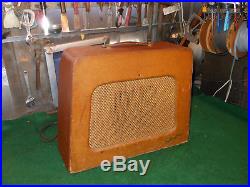 1950's Silvertone 1343 Twelve Vintage Guitar Amp Sears Tubes Excellent