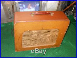 1950's Silvertone 1343 Twelve Vintage Guitar Amp Sears Tubes Excellent