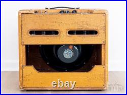1951 Fender Pro TV Front Tweed Vintage Tube Guitar Amp 1x15 with Jensen P15N