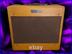 1954 Fender Deluxe 5C3 Wide Panel Tweed 1x12 Vintage Tube Amp 1954 Fender Deluxe 5C3 Wide Panel Tweed 1x12 Vintage Tube Amp