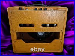 1954 Fender Deluxe 5C3 Wide Panel Tweed 1x12 Vintage Tube Amp