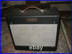 1954 Fender Deluxe Tube Combo Amp 5C3 Vintage Good