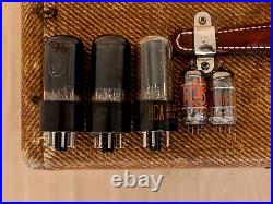 1955 Fender Deluxe Tweed Small Box Narrow Panel Vintage Tube Amp 5E3 Circuit