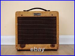 1955 Fender Princeton Tweed Small Box Vintage Class A Tube Amp 5E2, 1x8 Jensen