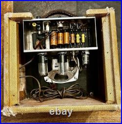 1956 Fender Champ Amp Tweed Vintage Tube Amp