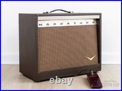 1957 Magnatone Custom 213 Troubadour Vintage Tube Amp 1x12 with Vibrato, Pre-Estey