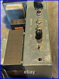 1958 Fender Tweed Bassman 5F6-A Original vintage chassis pre cbs Fender tube amp