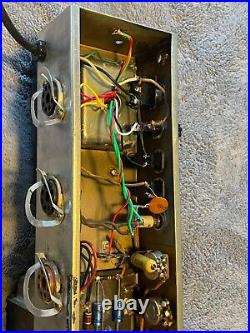 1958 Fender Tweed Bassman 5F6-A Original vintage chassis pre cbs Fender tube amp