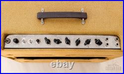 1959 Fender Bassman Tweed Vintage Tube Amp 5F6-A 4x10 with Jensen P10P