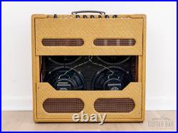 1959 Fender Bassman Tweed Vintage Tube Amp 5F6-A 4x10 with Jensen P10P