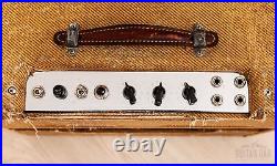 1959 Fender Deluxe Tweed Narrow Panel Vintage Tube Amp 5E3 with Jensen P12R