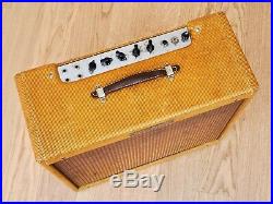 1959 Fender Tremolux Vintage Tweed Tube Amp 100% Original with Jensen P12Q & Ftsw