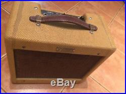 1960 Fender Champ Tweed Vintage Tube Amplifier (see description)