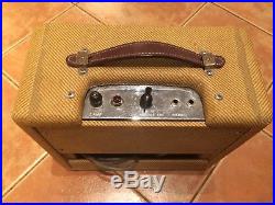 1960 Fender Champ Tweed Vintage Tube Amplifier (see description)