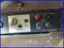 1960s TONEMASTER troubadour Vintage 1x12 Tube Amp Vibrato, Estey Electronics Inc