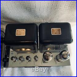 1960s vintage pair McIntosh MC-75 mono block amplifiers. Plug And Play Ready