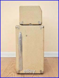 1961 Fender Bandmaster Vintage Pre-CBS Tube Amp Blonde with 1x12 Tone Ring Cab