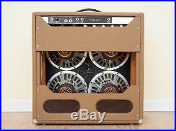 1961 Fender Concert Brownface Pre-CBS Vintage Tube Amp with Oxford 10K5, Near Mint