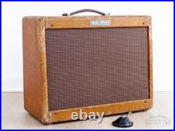 1961 Fender Vibrolux Tweed 5F11 Vintage Tube Guitar Amp with Jensen P10R & Ftsw