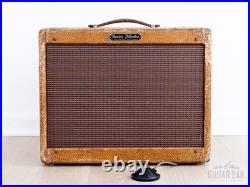 1961 Fender Vibrolux Tweed 5F11 Vintage Tube Guitar Amp with Jensen P10R & Ftsw