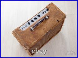 1961 Fender Vibrolux Tweed 5F11 Vintage Tube Guitar Amp with Jensen P10R & Ftsw