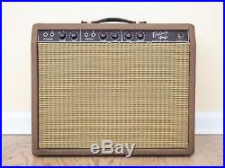 1962 Fender Deluxe Brownface Vintage Pre-CBS Tube Guitar Amp 1x12 with Oxford 12K5