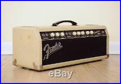 1962 Fender Tremolux Brownface Vintage Pre-CBS Tube Amp Head, Blonde & Oxblood