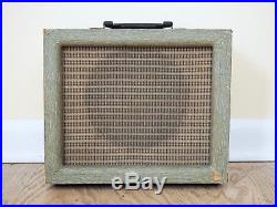 1962 Rex Model 6134 Vintage Tube Amp by Valco, USA-made with 8 Jensen, RCA tubes