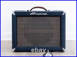 1963 Ampeg Jet J-12-A Vintage 1x12 Tube Amp Blue Checker, Fully Serviced