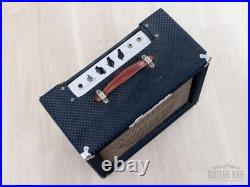 1963 Ampeg Jet J-12-A Vintage 1x12 Tube Amp Blue Checker, Fully Serviced