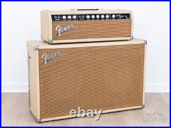 1963 Fender Bandmaster Vintage Pre-CBS Tube Amp Blonde with 2x12 Cab, Oxford 12L6
