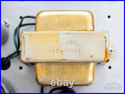 1963 Fender Bandmaster Vintage Pre-CBS Tube Amp Blonde with 2x12 Cab, Oxford 12L6