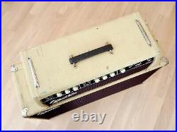 1963 Fender Bassman 6G6B Blonde Brownface Vintage Piggyback Tube Amp Oxford 12M6