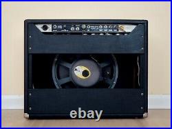1963 Fender Vibroverb Vintage Blackface Pre-CBS Tube Amp 1x15 with JBL D130F, Ftsw