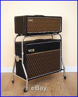1963 Vox AC30 Vintage Tube Amp Copper Top JMI with Cab, Celestion Blues & Trolley