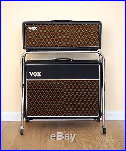 1963 Vox AC30 Vintage Tube Amp Copper Top JMI with Cab, Celestion Blues & Trolley