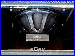 1964 Ampeg B-15N Portaflex Fliptop Vintage Tube Amp Blue Diamond 1x15 CTS