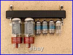 1964 Fender Bassman 6G6B Blonde Brown Panel Vintage Piggyback Tube Amp Head