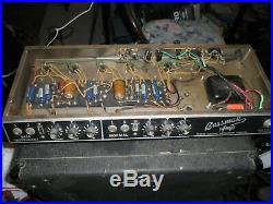 1964 Fender Bassman Vintage Blackface Tube Guitar Amplifier Amp