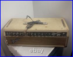 1964 Fender Blonde Showman Blackface Tube Amp Head Model AB 763 Vintage Works