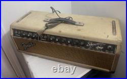 1964 Fender Blonde Showman Blackface Tube Amp Head Model AB 763 Vintage Works