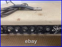 1964 Fender Blonde Showman Blackface Tube Amp Head Model AB 763 Vintage Works