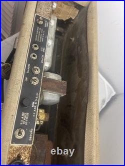 1964 Fender Blonde Showman Blackface Tube Amp Head Model AB 763 Vintage Works