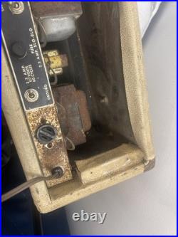 1964 Fender Blonde Showman Blackface Tube Amp Head Model AB 763 Vintage Works