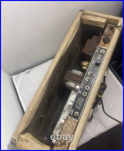 1964 Fender Blonde Showman Blackface Tube Amp Head Model AB 763 Vintage Works