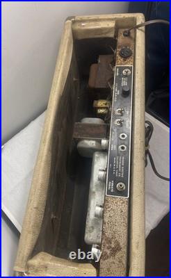 1964 Fender Blonde Showman Blackface Tube Amp Head Model AB 763 Vintage Works